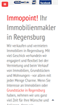 Mobile Screenshot of immo-point-gmbh.de